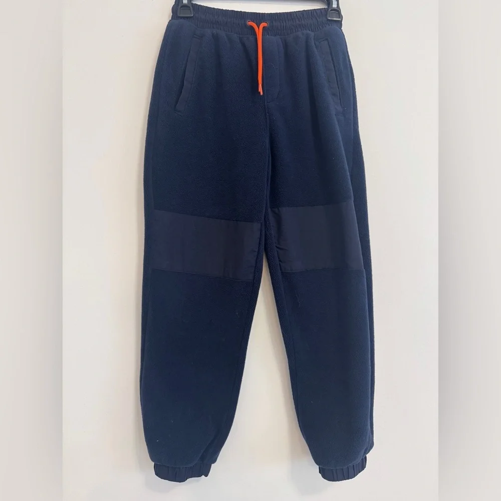 Old Navy Kids Navy Joggers with Orange Accent